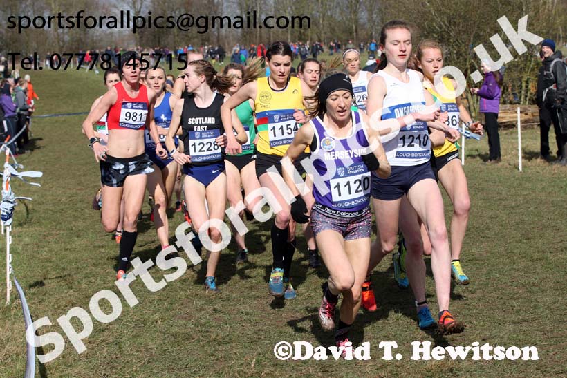 Senior womens 2019 British Athletics Inter Counties Cross Country, Prestwood Hall, Loughborough. Photo:  David T. Hewitson/Sports for All Pics